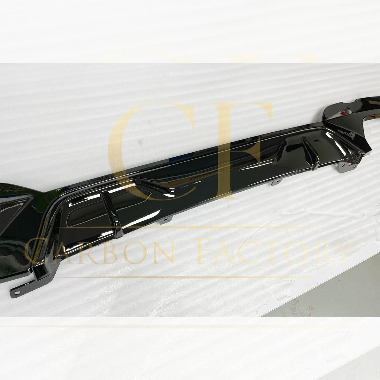 MP Style Gloss Black Rear Diffuser Quad Exhaust for BMW 3 Series G20 G21 Pre-LCI 19-22