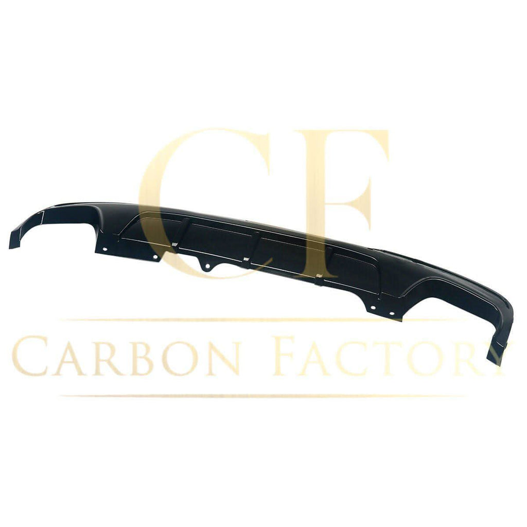 MP Style Gloss Black Rear Diffuser Quad Exhaust for BMW F10 5 Series 10-17