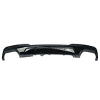MP Style Gloss Black Rear Diffuser Quad Exhaust for BMW F10 5 Series 10-17