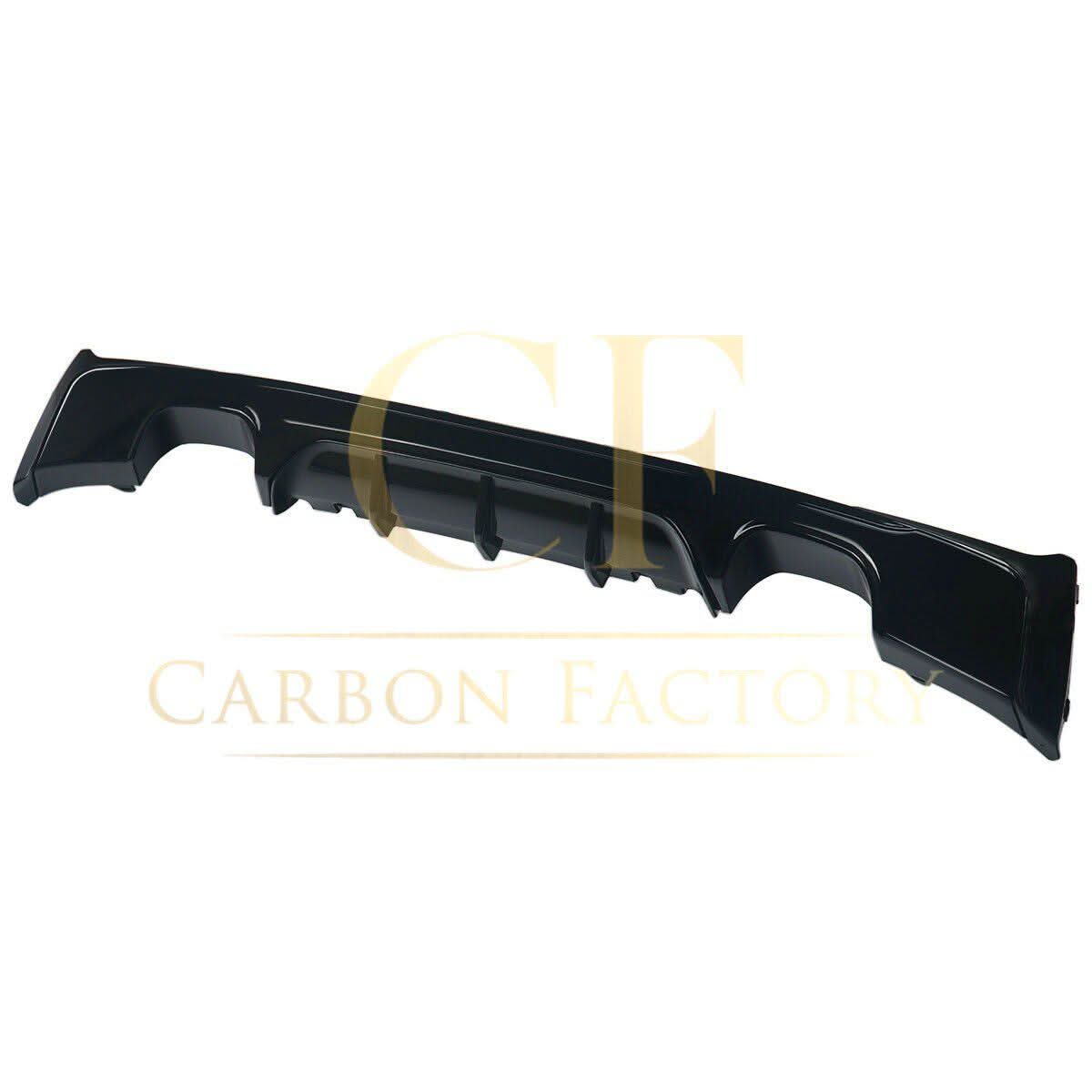 MP Style Gloss Black Rear Diffuser Quad Exhaust for BMW F22 2 Series M Sport 14-Present