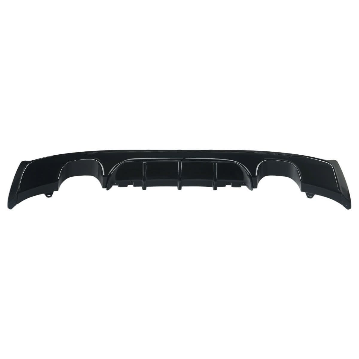 MP Style Gloss Black Rear Diffuser Quad Exhaust for BMW F22 2 Series M Sport 14-Present