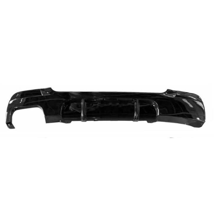 MP Style Gloss Black Rear Diffuser Twin Exhaust for BMW E92 E93 3 Series 05-13