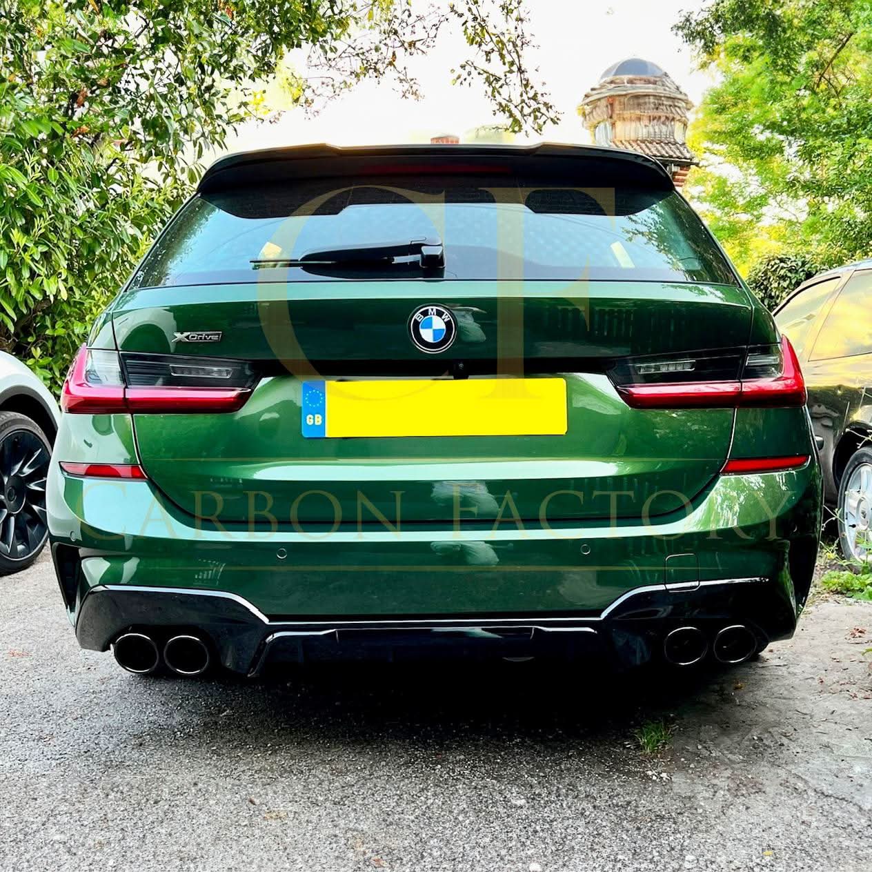 MP Style Gloss Black Rear Diffuser for BMW 3 Series G20 G21 340i Pre-LCI 19-22