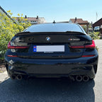 MP Style Gloss Black Rear Diffuser for BMW 3 Series G20 G21 340i Pre-LCI 19-22
