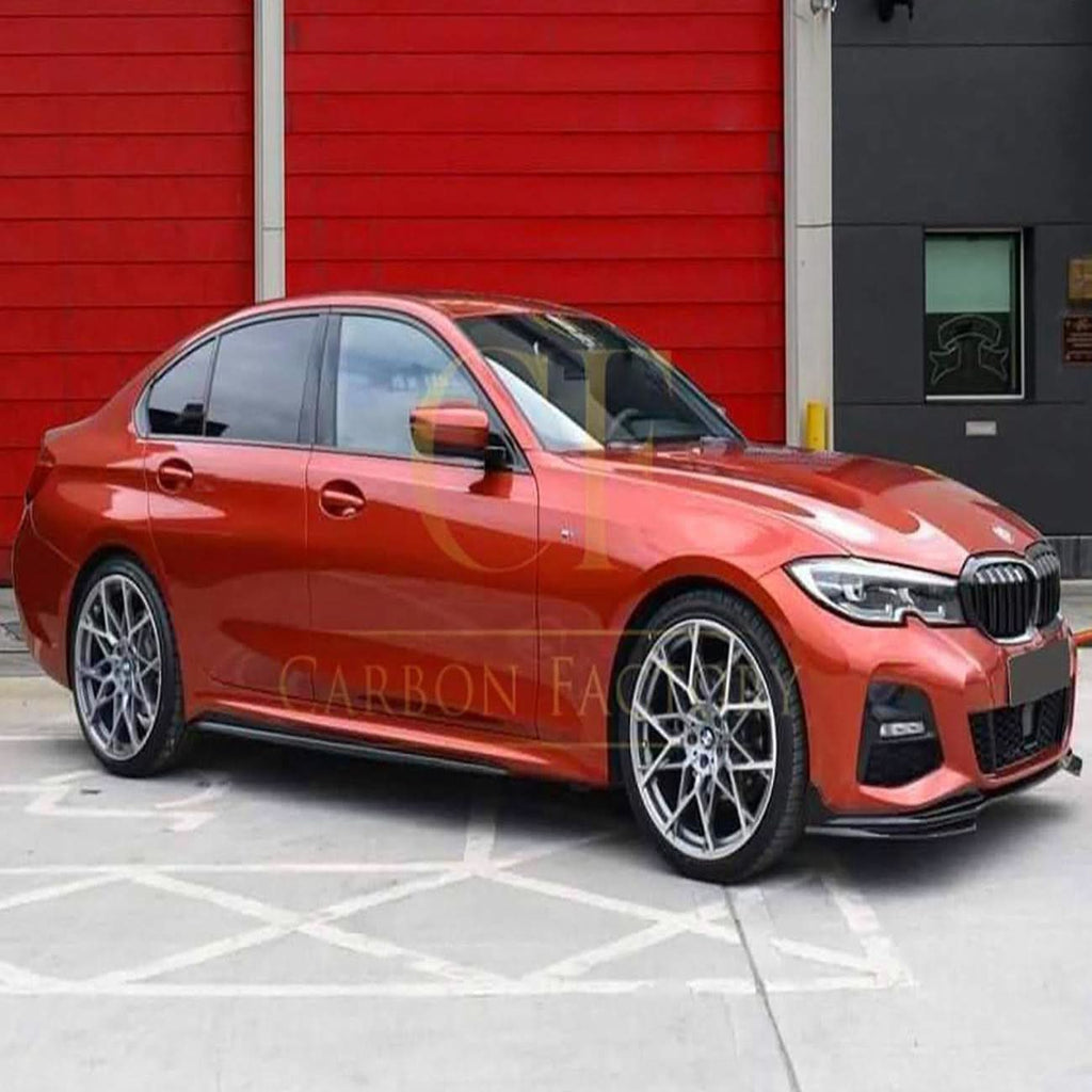 MP Style Gloss Black Side Skirts for BMW 3 Series G20 G21 19-Present