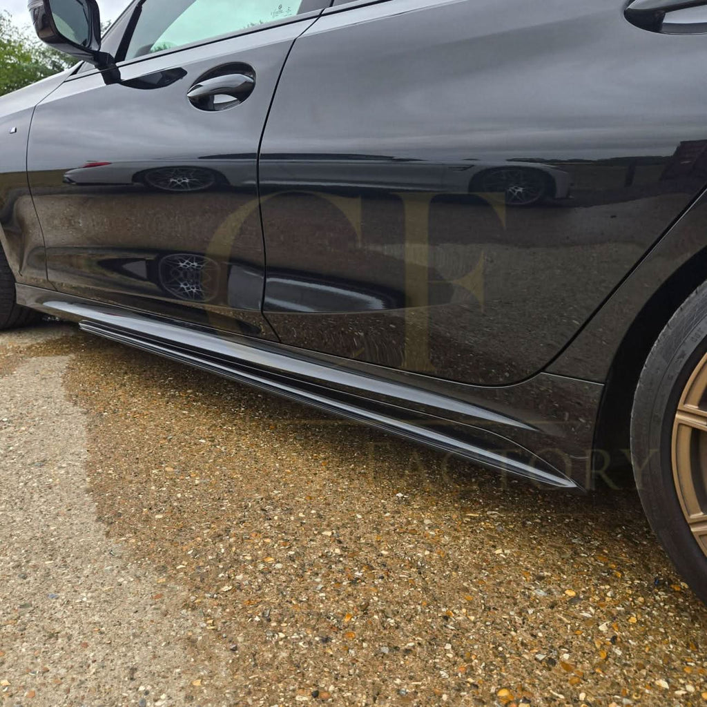 MP Style Gloss Black Side Skirts for BMW 3 Series G20 G21 19-Present