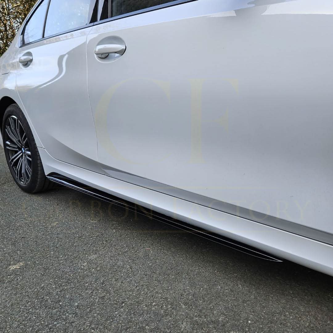 MP Style Gloss Black Side Skirts for BMW 3 Series G20 G21 19-Present