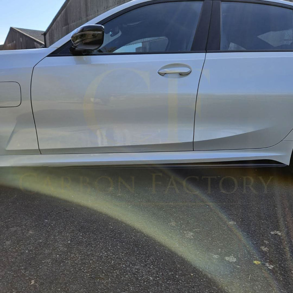 MP Style Gloss Black Side Skirts for BMW 3 Series G20 G21 19-Present