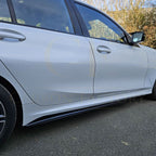 MP Style Gloss Black Side Skirts for BMW 3 Series G20 G21 19-Present