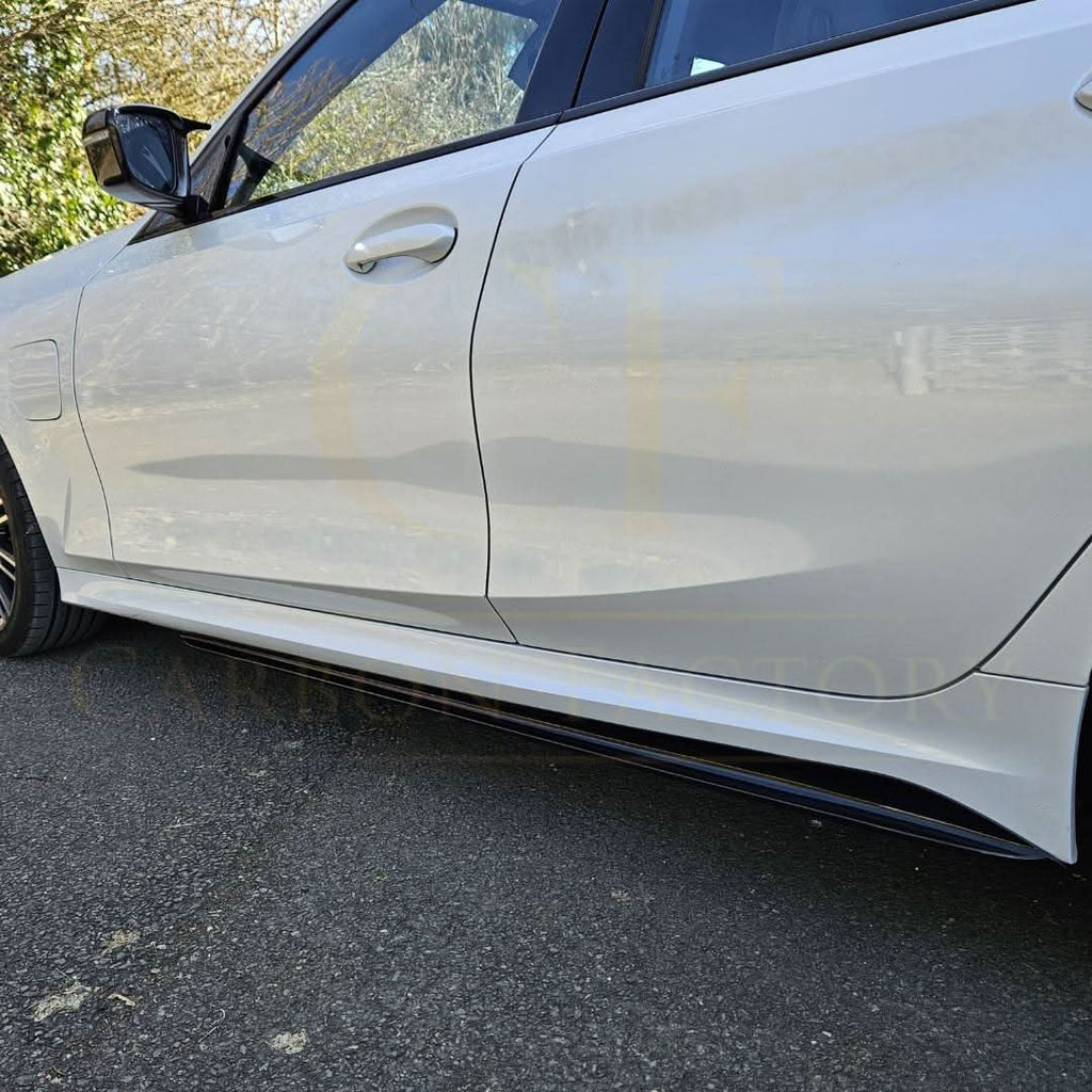 MP Style Gloss Black Side Skirts for BMW 3 Series G20 G21 19-Present