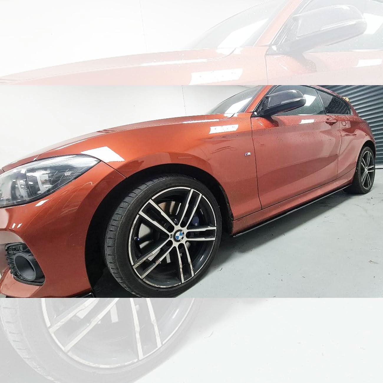 MP Style Gloss Black Side Skirts for BMW F20 1 Series 12-19