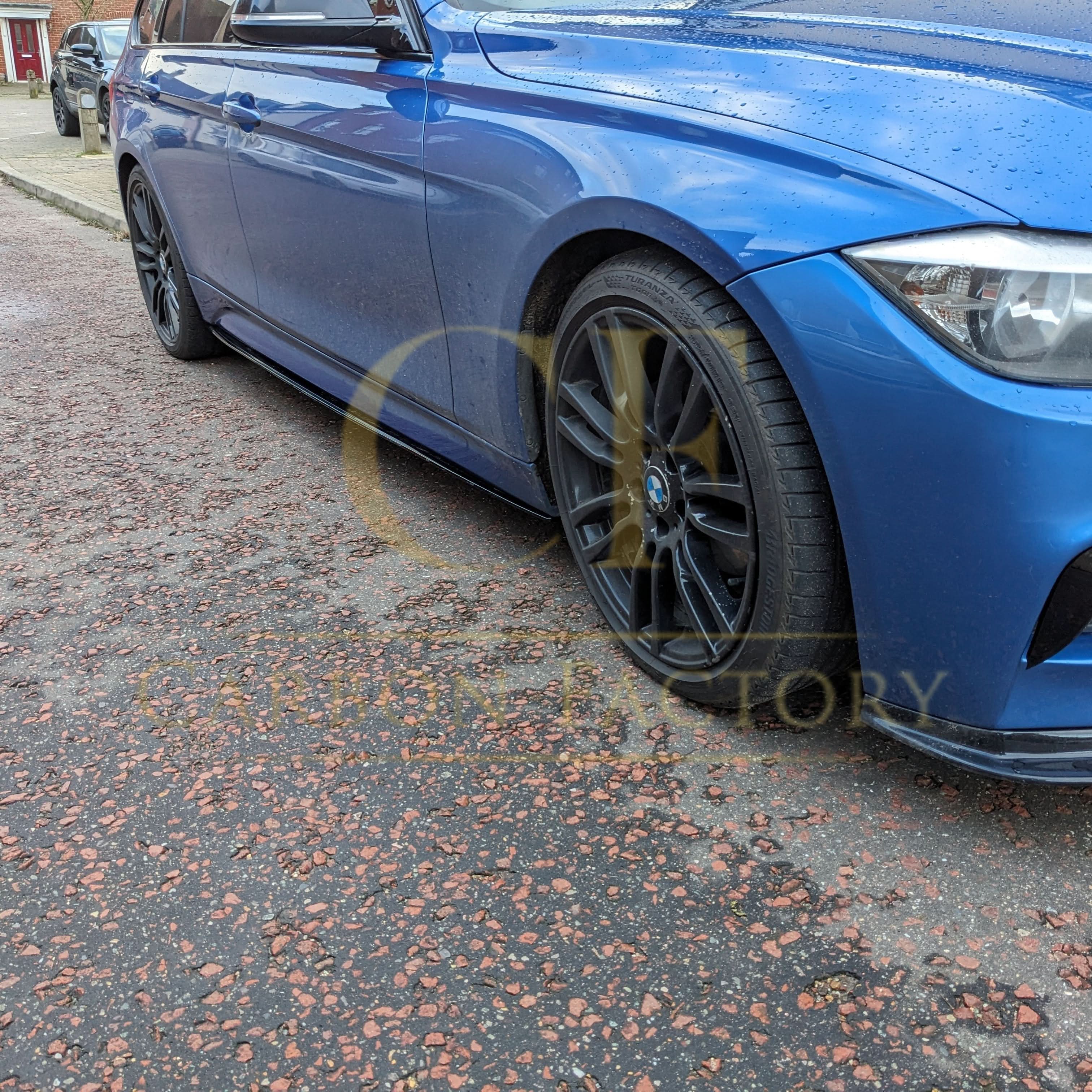 MP Style Gloss Black Side Skirts for BMW F30 F31 3 Series 12-19