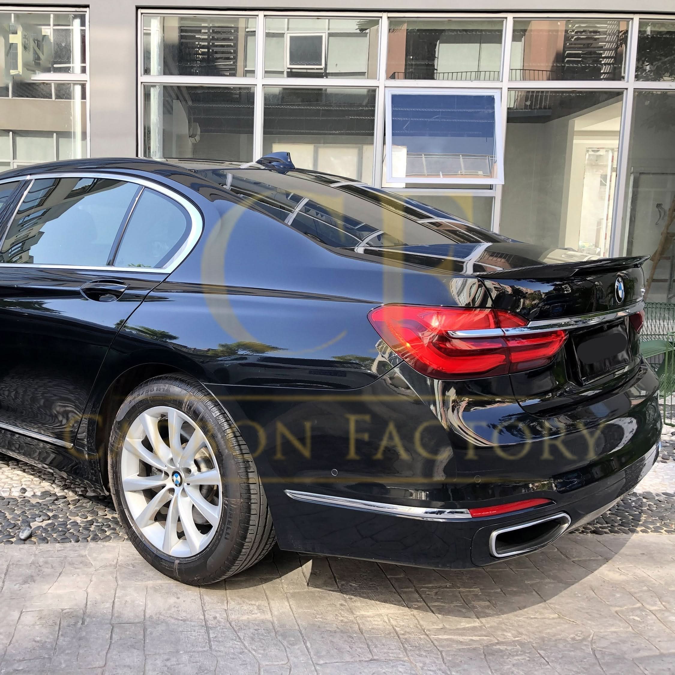 MP Style Pre-Preg Carbon Fibre Boot Spoiler for BMW G11 G12 7 Series 15-23