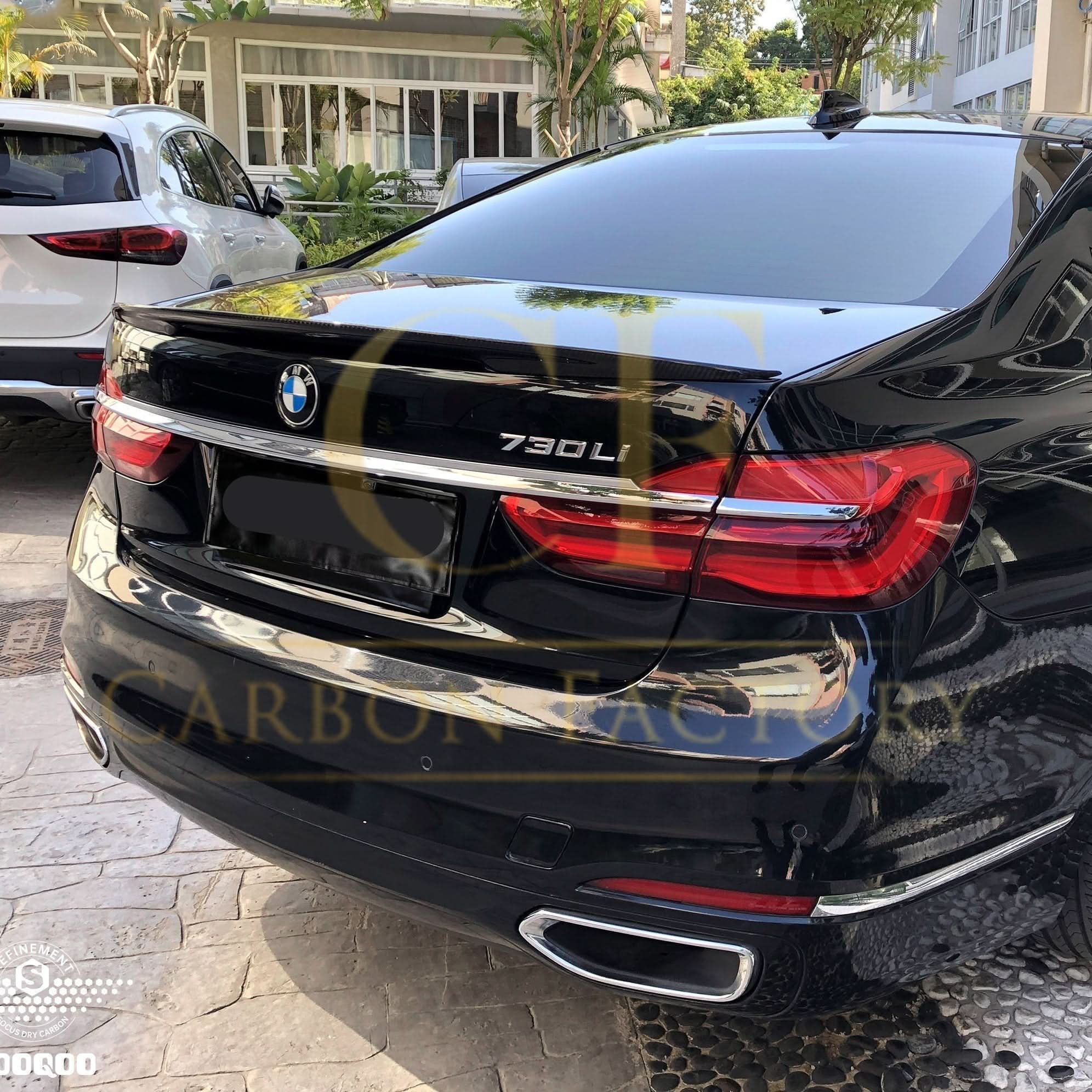 MP Style Pre-Preg Carbon Fibre Boot Spoiler for BMW G11 G12 7 Series 15-23