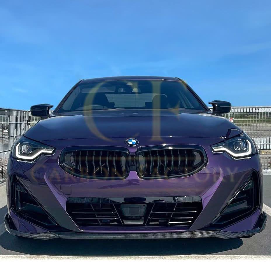 MP Style Pre-Preg Carbon Fibre Front Splitter for BMW 2 Series G42 Coupe 21-Present