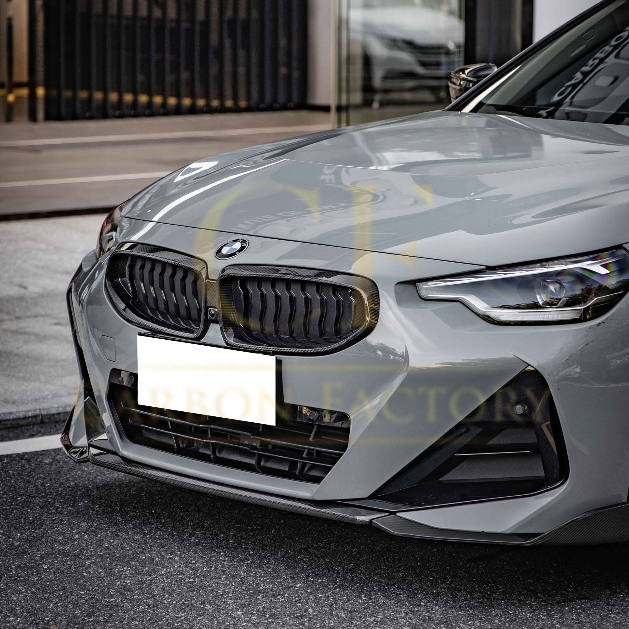 MP Style Pre-Preg Carbon Fibre Front Splitter for BMW 2 Series G42 Coupe 21-Present