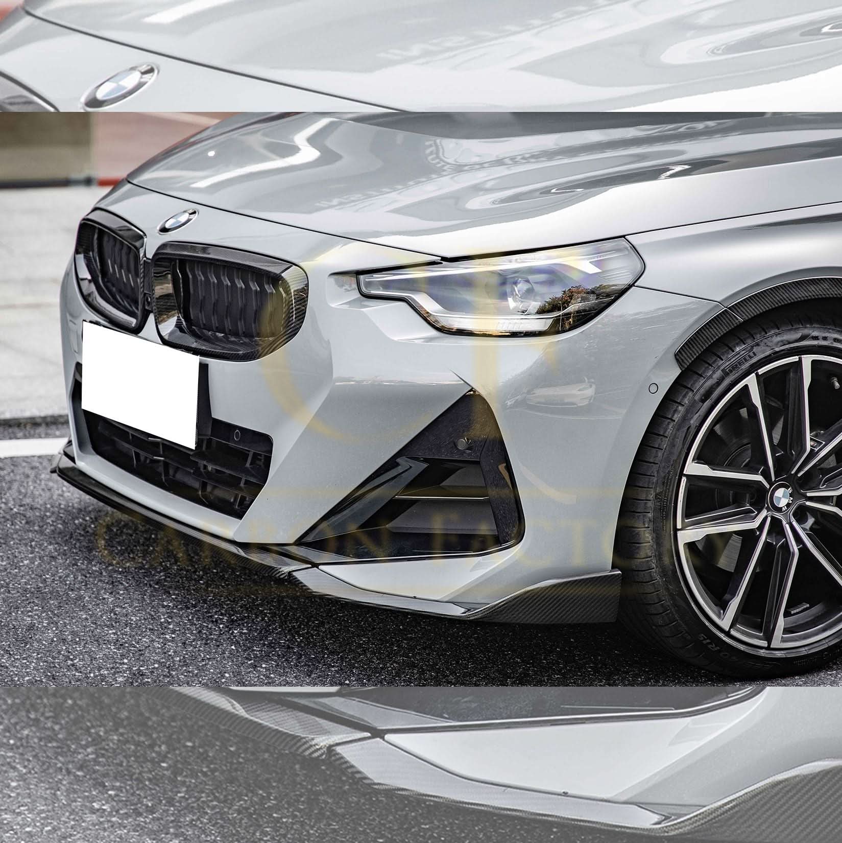 MP Style Pre-Preg Carbon Fibre Front Splitter for BMW 2 Series G42 Coupe 21-Present
