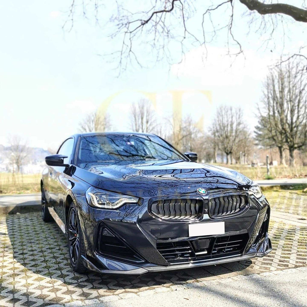 MP Style Pre-Preg Carbon Fibre Front Splitter for BMW 2 Series G42 Coupe 21-Present