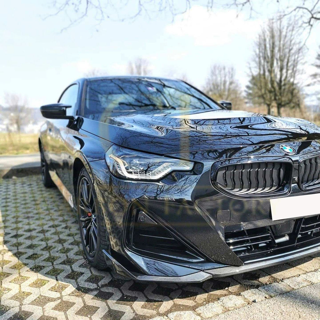 MP Style Pre-Preg Carbon Fibre Front Splitter for BMW 2 Series G42 Coupe 21-Present