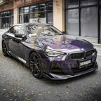 MP Style Pre-Preg Carbon Fibre Front Splitter for BMW 2 Series G42 Coupe 21-Present