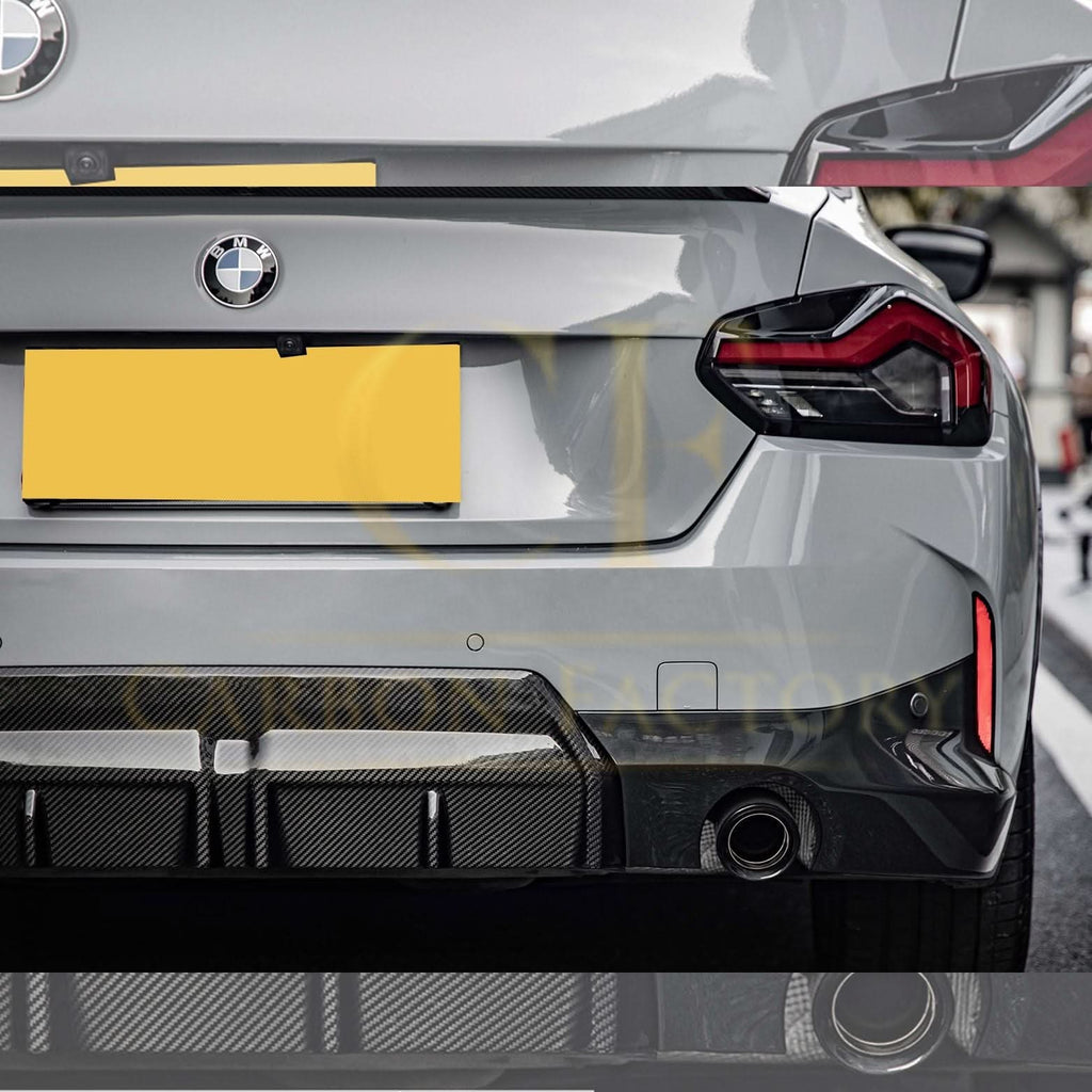 MP Style Pre-Preg Carbon Fibre Rear Diffuser for BMW 2 Series G42 Coupe 21-Present