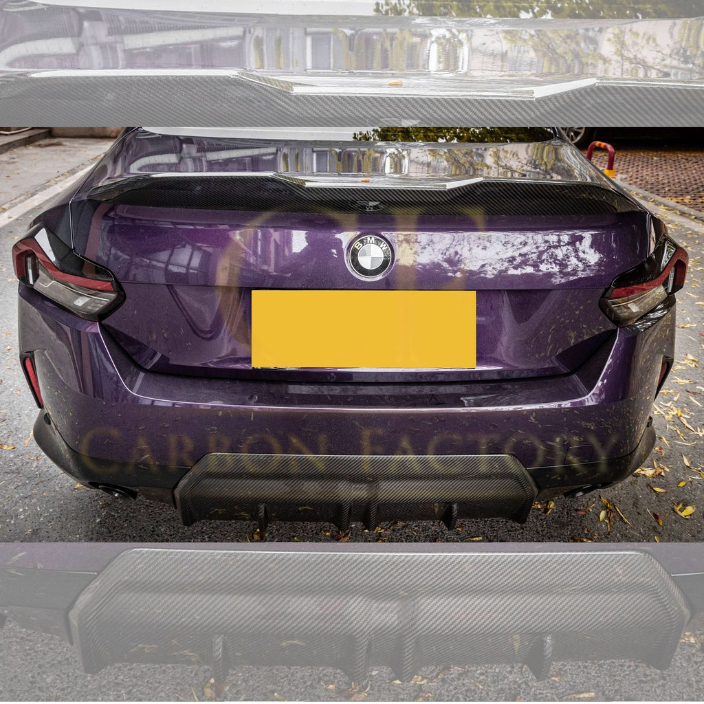 MP Style Pre-Preg Carbon Fibre Rear Diffuser for BMW 2 Series G42 Coupe 21-Present