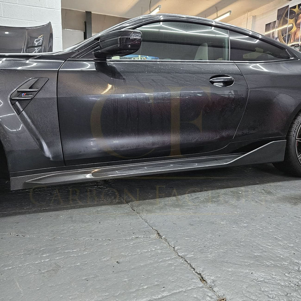 MP Style Pre-Preg Carbon Fibre Side Skirts for BMW G82 G83 M4 21-Present