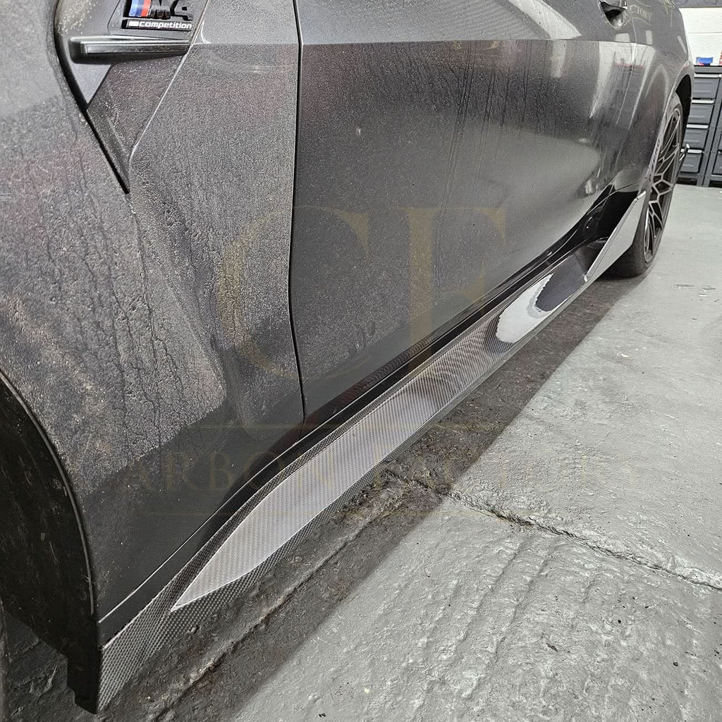 MP Style Pre-Preg Carbon Fibre Side Skirts for BMW G82 G83 M4 21-Present