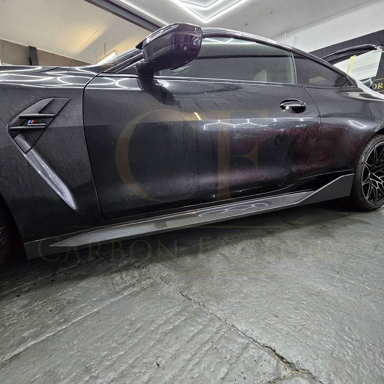 MP Style Pre-Preg Carbon Fibre Side Skirts for BMW G82 G83 M4 21-Present