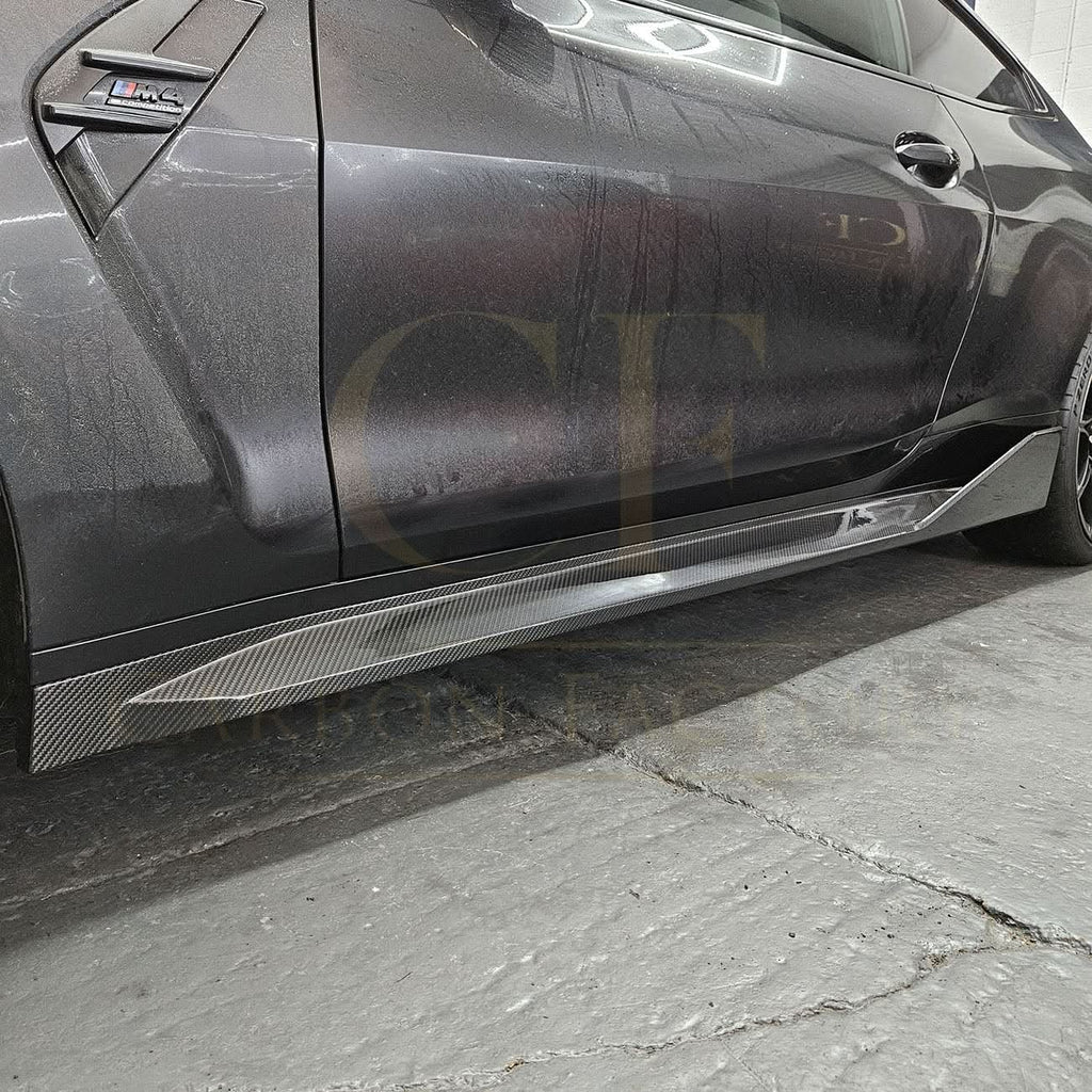 MP Style Pre-Preg Carbon Fibre Side Skirts for BMW G82 G83 M4 21-Present