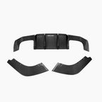 MP3 Style Carbon Fibre Rear Diffuser 3 Pieces for BMW F87 F87C M2 16-21