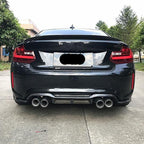 MP3 Style Carbon Fibre Rear Diffuser 3 Pieces for BMW F87 F87C M2 16-21