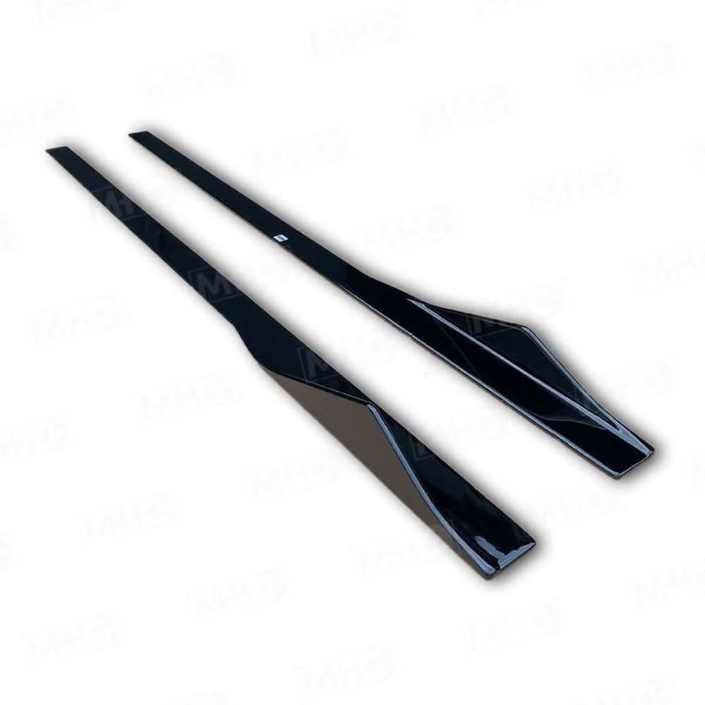 MTC Style Gloss Black Side Skirts for BMW F22 2 Series F87 M2 14-20
