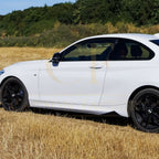 MTC Style Gloss Black Side Skirts for BMW F22 2 Series F87 M2 14-20