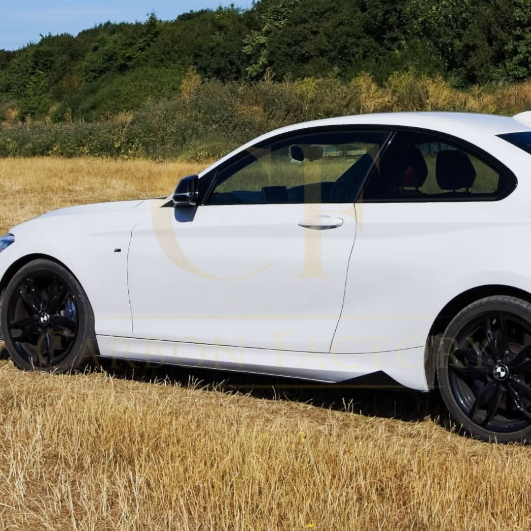 MTC Style Gloss Black Side Skirts for BMW F22 2 Series F87 M2 14-20