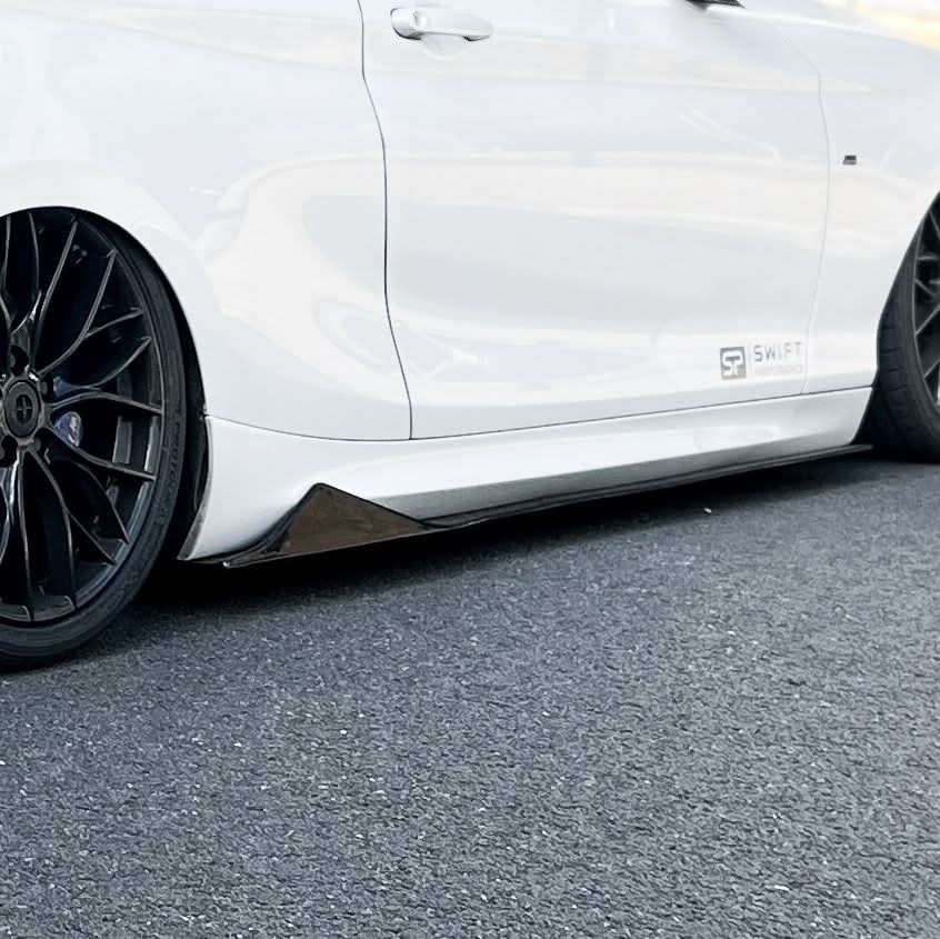 MTC Style Gloss Black Side Skirts for BMW F22 2 Series F87 M2 14-20
