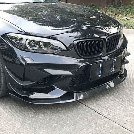 MTCS Style Carbon Fibre Front Splitter for BMW F87 M2 OG 16-18