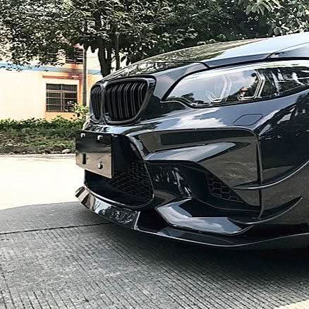 MTCS Style Carbon Fibre Front Splitter for BMW F87 M2 OG 16-18
