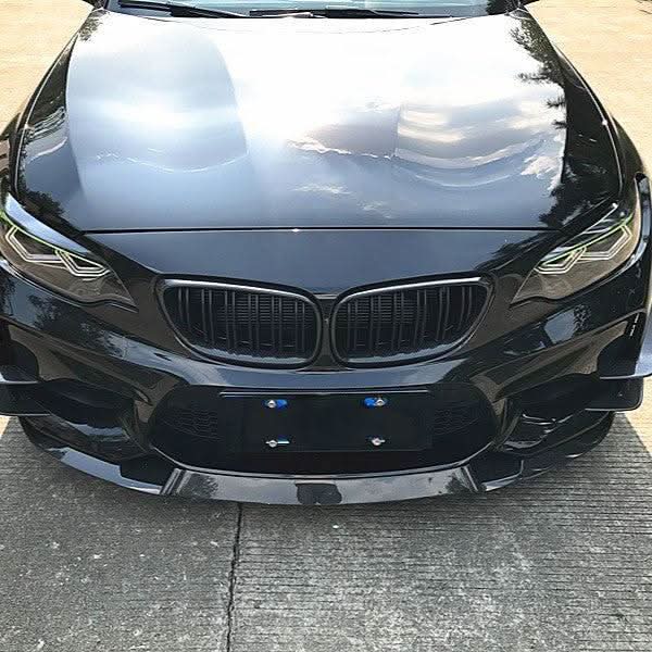 MTCS Style Carbon Fibre Front Splitter for BMW F87 M2 OG 16-18