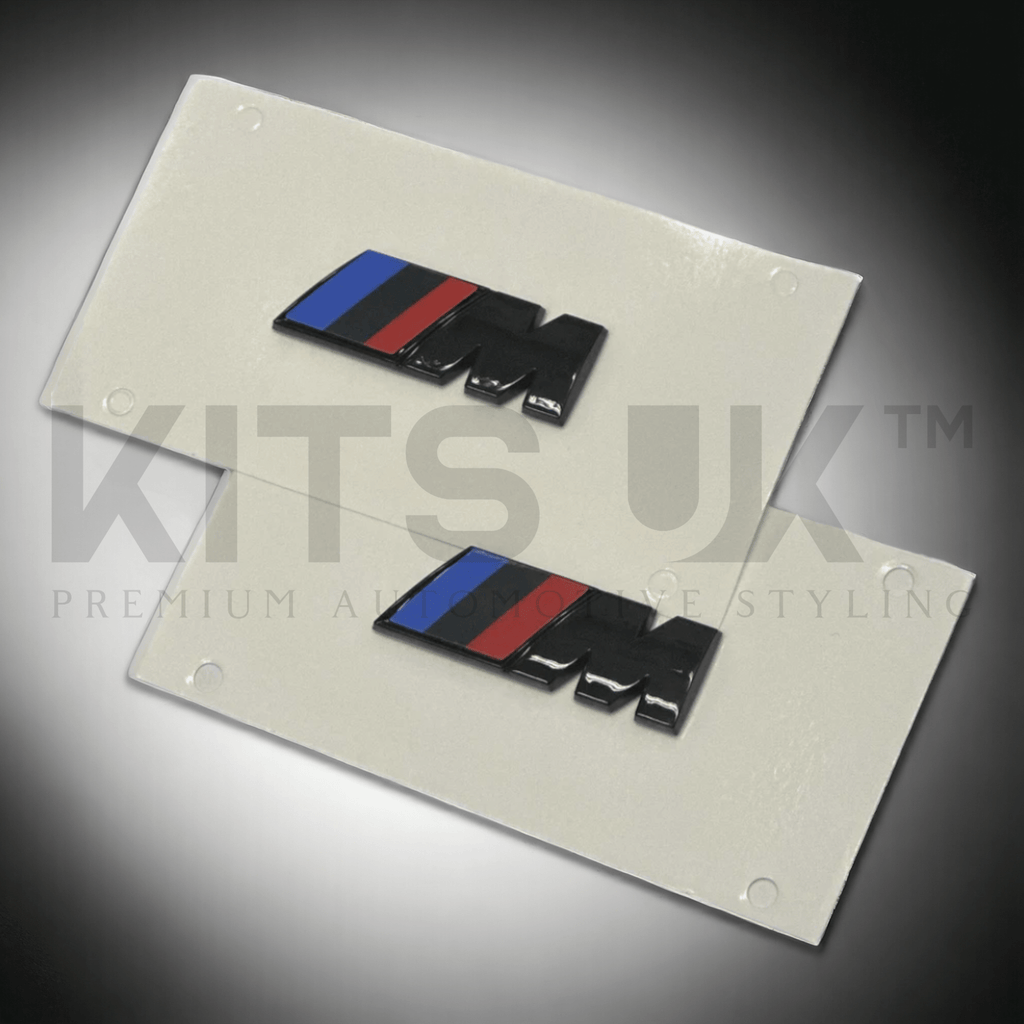 BMW F & G Series Gloss Black Side Wing Badges | M Sport