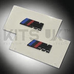 BMW F & G Series Gloss Black Side Wing Badges | M Sport