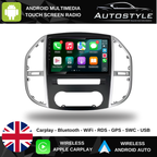 Mercedes Benz Vito 3 W447 Apple Carplay / Android Auto 10" Stereo Upgrade 2014-2020
