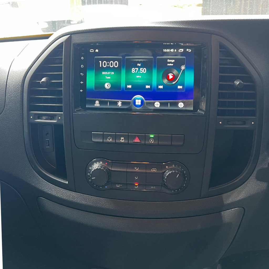 Mercedes-Benz A Class, B Class, Sprinter, Vito, Viano, Crafter Apple Carplay / Android Auto 9" Stereo Upgrade