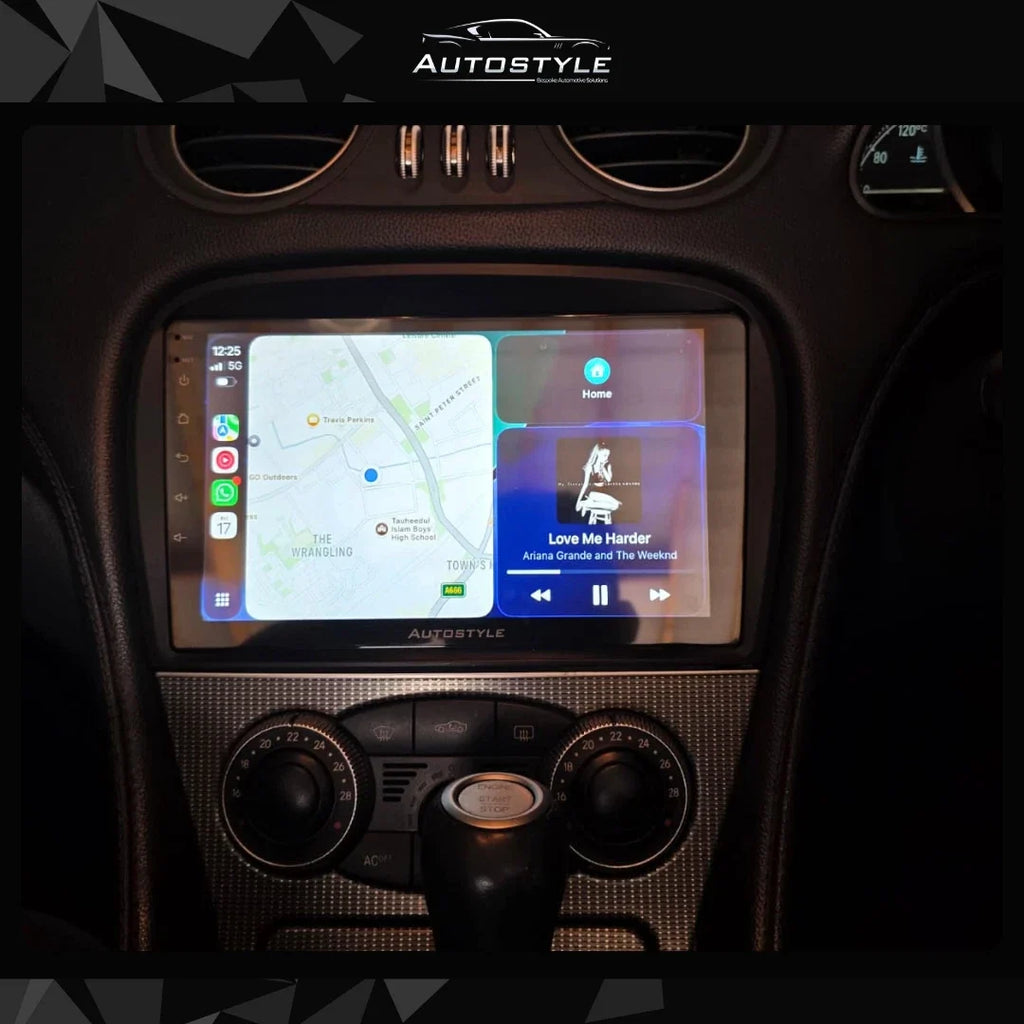 Mercedes-Benz SL Class R230 Apple Carplay / Android Auto 9" Stereo Upgrade