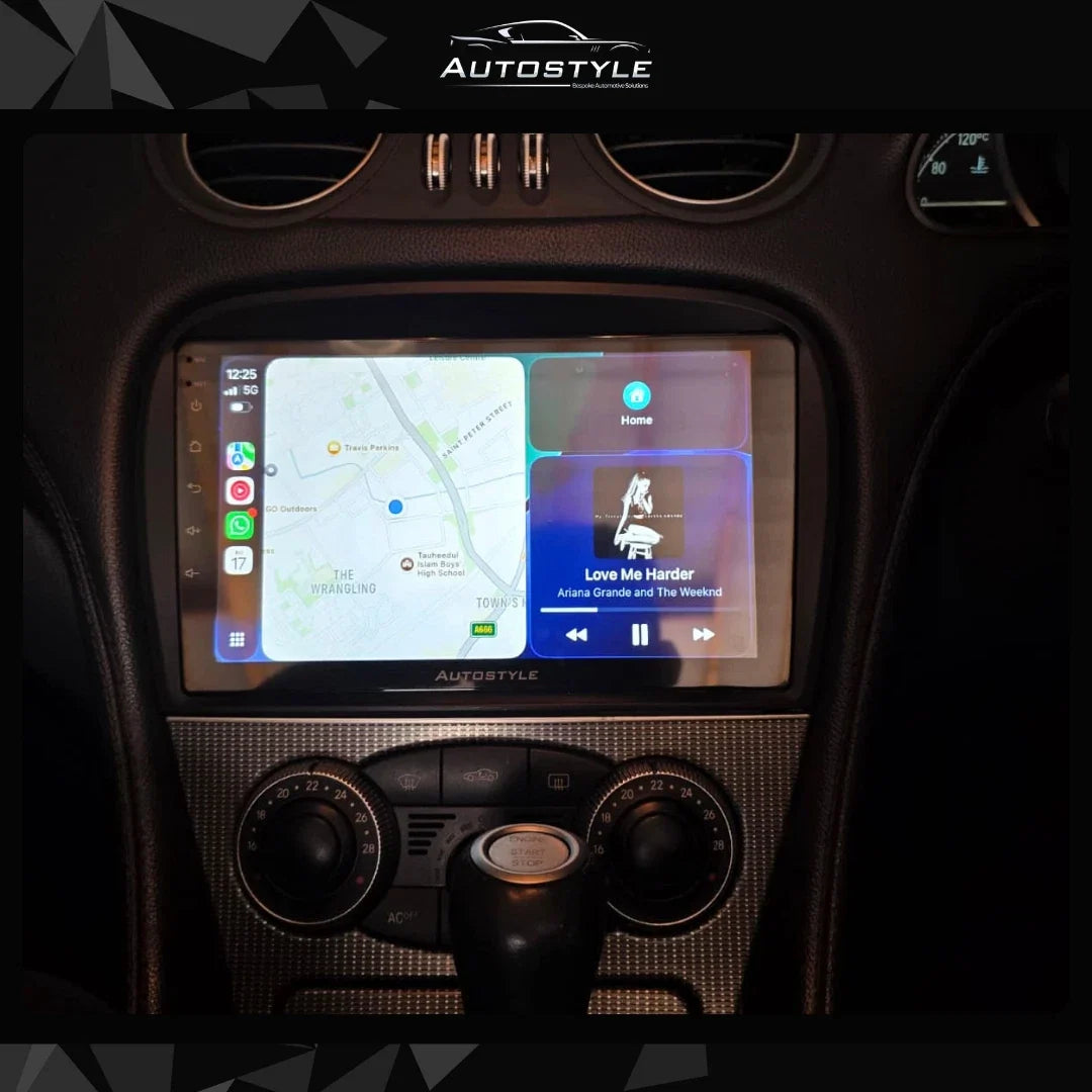 Mercedes-Benz SL Class R230 Apple Carplay / Android Auto 9" Stereo Upgrade