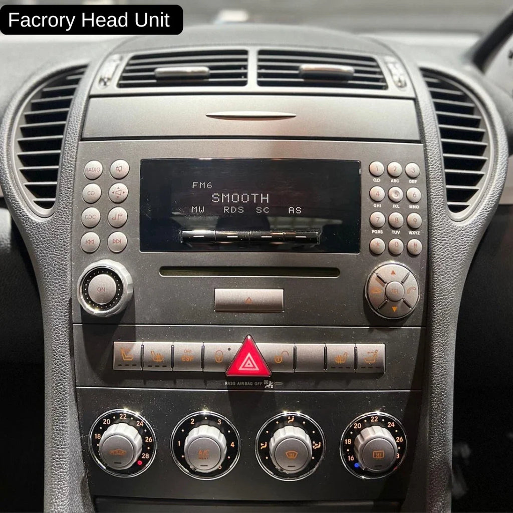 Mercedes-Benz SLK Apple Carplay / Android Auto 9" Stereo Upgrade (2004-2011)