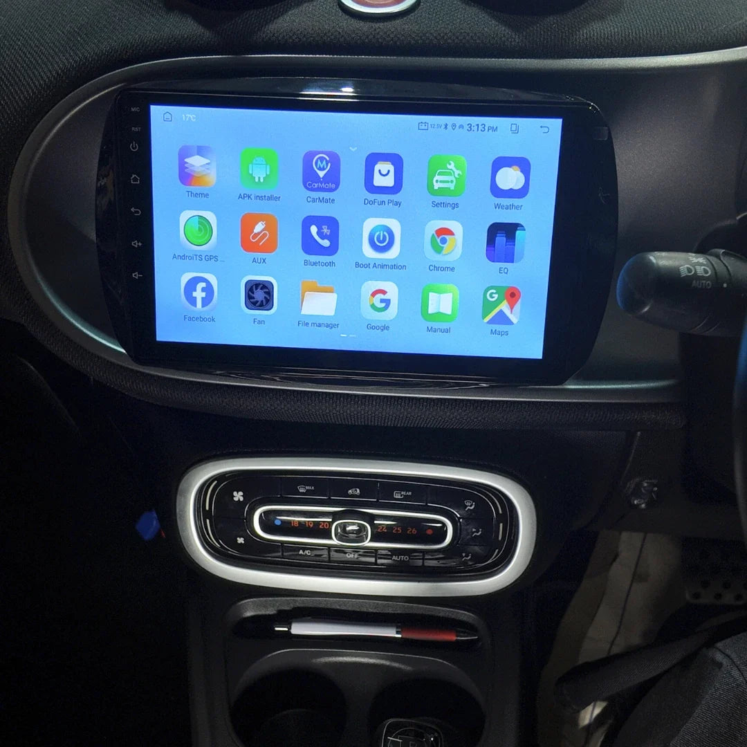 Mercedes-Benz Smart forTwo Apple Carplay / Android Auto 9" Stereo Upgrade 2014-2021