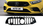 Mercedes W177A35 LCI Panamericana Grille Gloss Black & Chrome