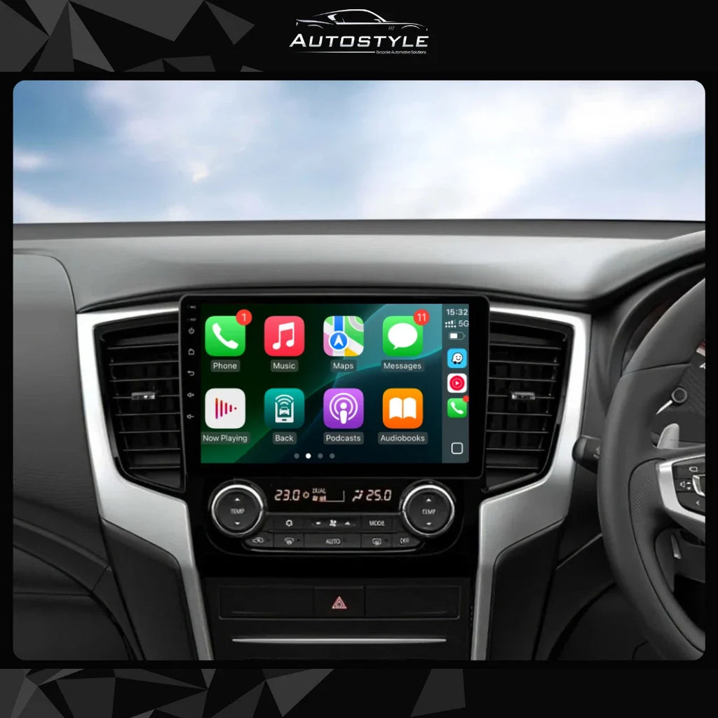 Mitsubishi Triton L200 Apple Carplay / Android Auto 9" Stereo Upgrade 2015-2018