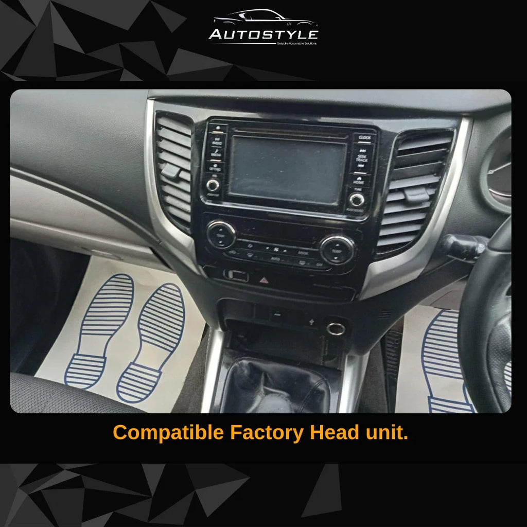 Mitsubishi Triton L200 Apple Carplay / Android Auto 9" Stereo Upgrade 2015-2018